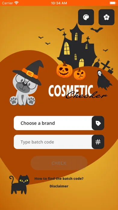 Tangkapan skrin Cosmetic Checker