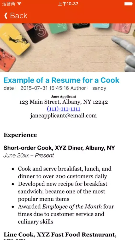 صور The Resume Writing Examples - Build a Resume that Stands Out ,Gets More Job Interviews!