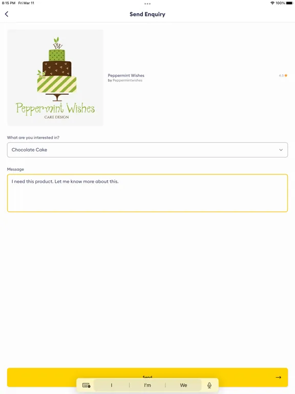Tangkapan skrin BIND - Connecting Homepreneurs iPad 