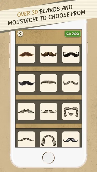 Capturas de tela do Beard Stash Selfie - Amazing Mustache Fun Activity Images