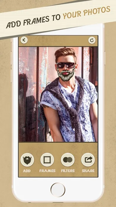Capturas de tela do Beard Stash Selfie - Amazing Mustache Fun Activity Images