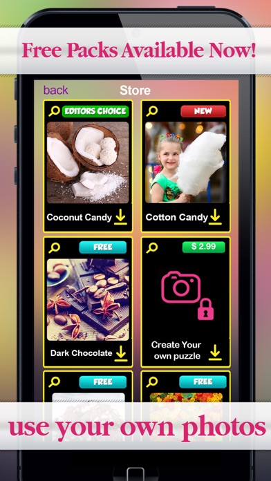 Candy Jigsaw Rush - Puzzle Collection 4 Kids Box سکرین شاٹس