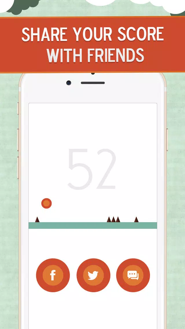 Ảnh chụp màn hình của Tap The Bouncing Ball - A Free Time Killer Impossible Tap Battle On The Road