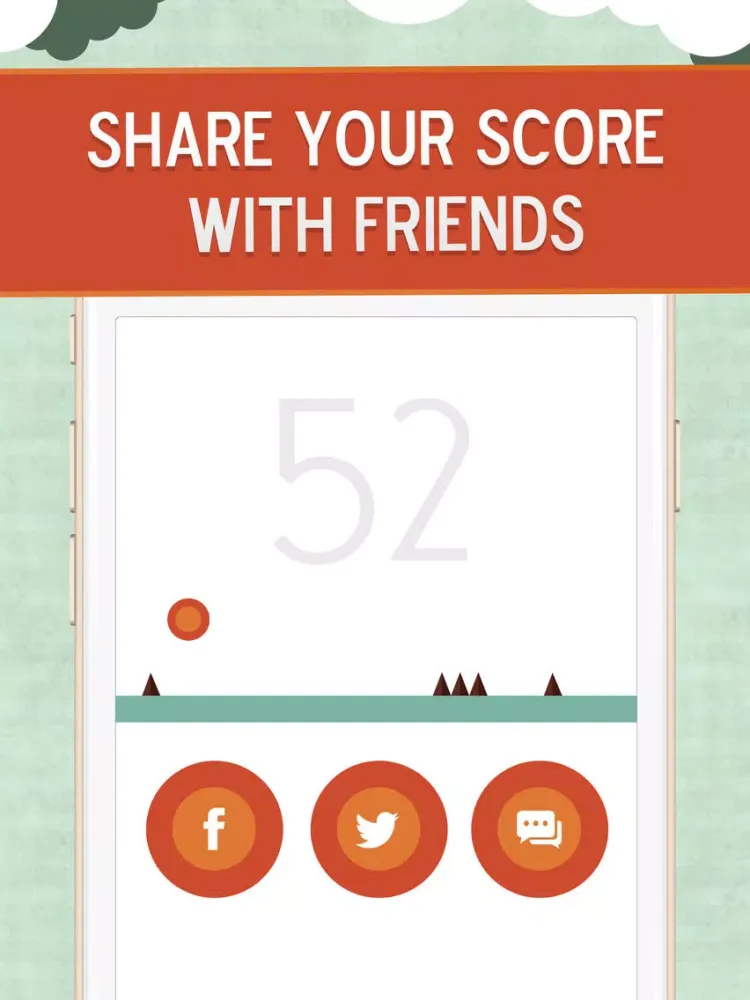 Tap the Bouncing Ball Spikes Bits - The Impossible Jump Fever On The Go iPad  Screenshots