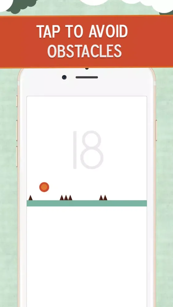 Tap the Bouncing Ball Spikes Bits - The Impossible Jump Fever On The Go Screenshots