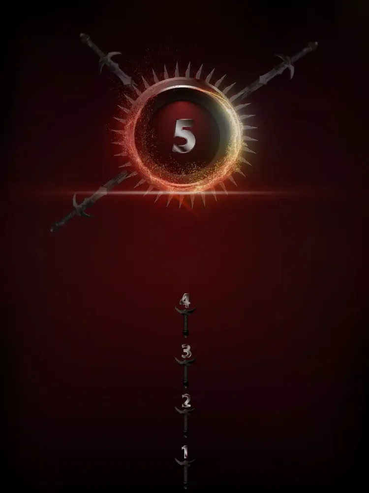 Ảnh chụp màn hình của Game of swords - Samurai style fight in the shadow for the red throne iPad 