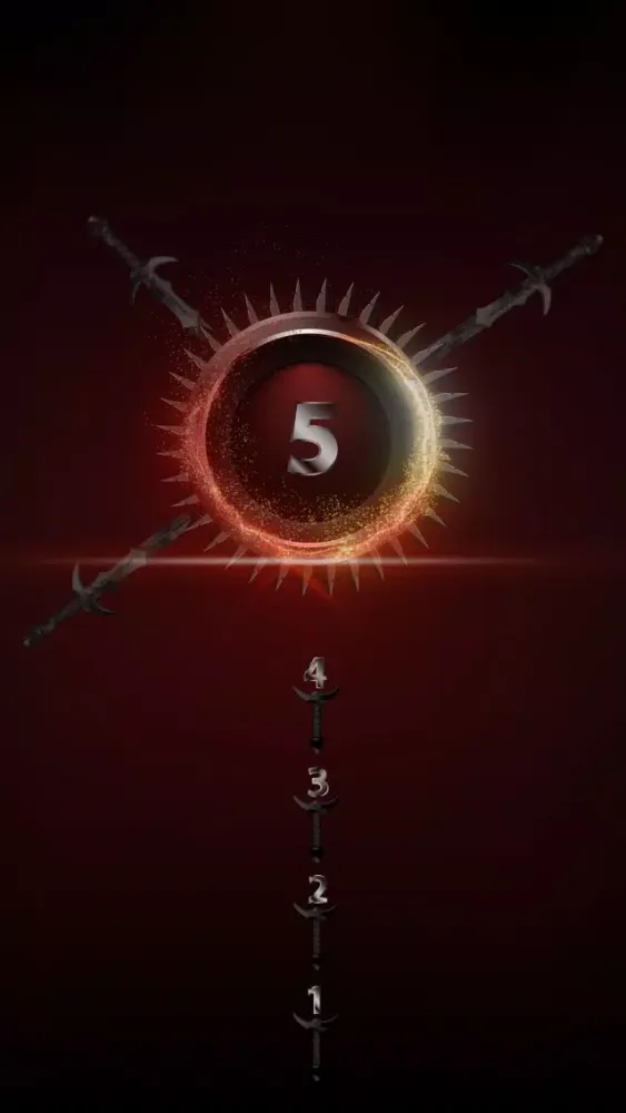 Ảnh chụp màn hình của Game of swords - Samurai style fight in the shadow for the red throne