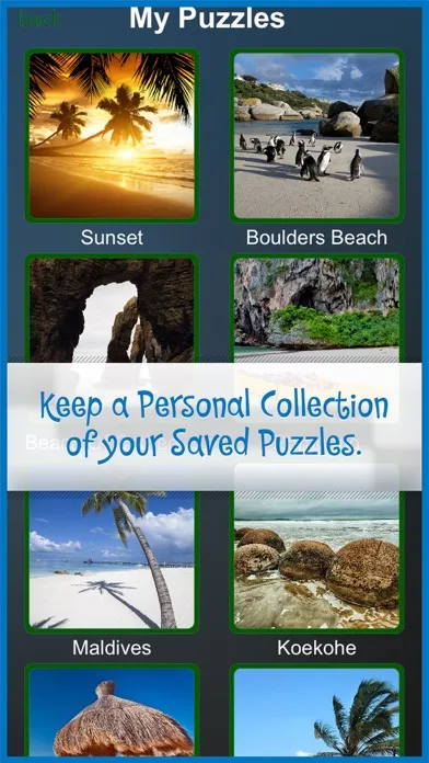 ภาพหน้าจอของ Beach Jigsaw Free With Pictures Collection