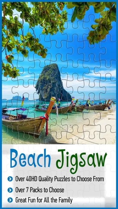 Beach Jigsaw Pro - World Of Brain Teasers Puzzles Screenshots