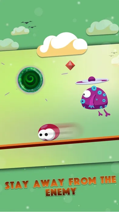 Ảnh chụp màn hình của Super bird jump - Stay focused in the Hardest Portal-Game Ever