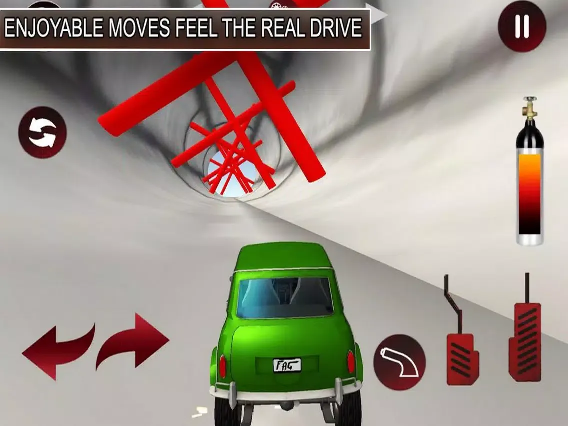 Crazy Car Obstacle Challenge iPad  スクリーンショット