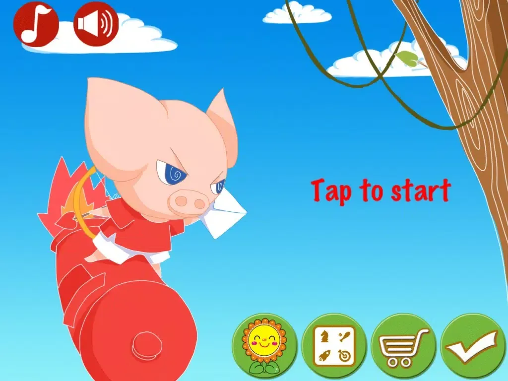 Tangkapan skrin Supper Pig-A Lovely Post Man iPad 