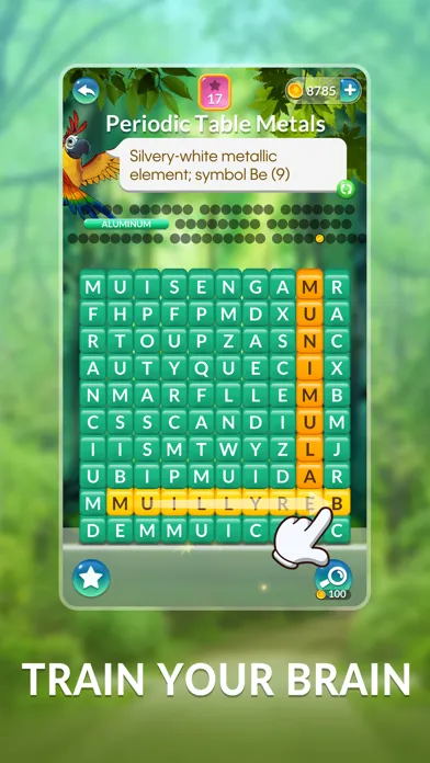 Ảnh chụp màn hình của Word Blocks - Train your Brain