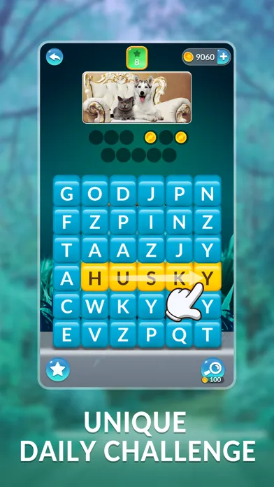 Ảnh chụp màn hình của Word Blocks - Train your Brain
