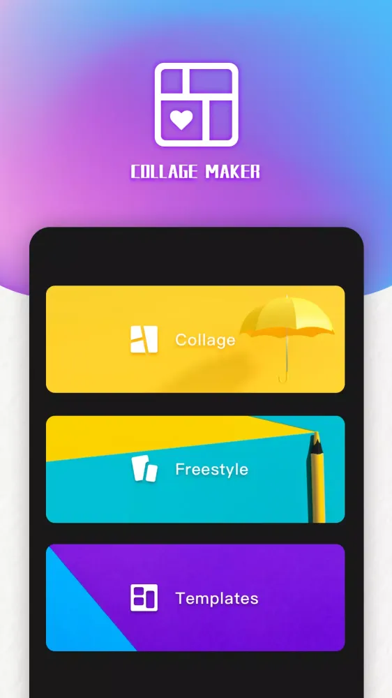 ภาพหน้าจอของ Photo Collage Maker