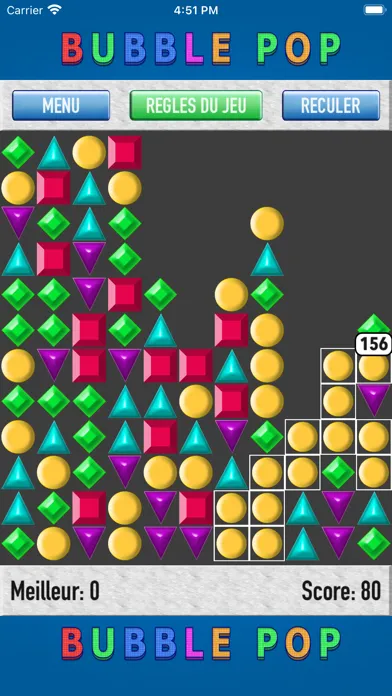 Capturas de tela do Bubble Pop