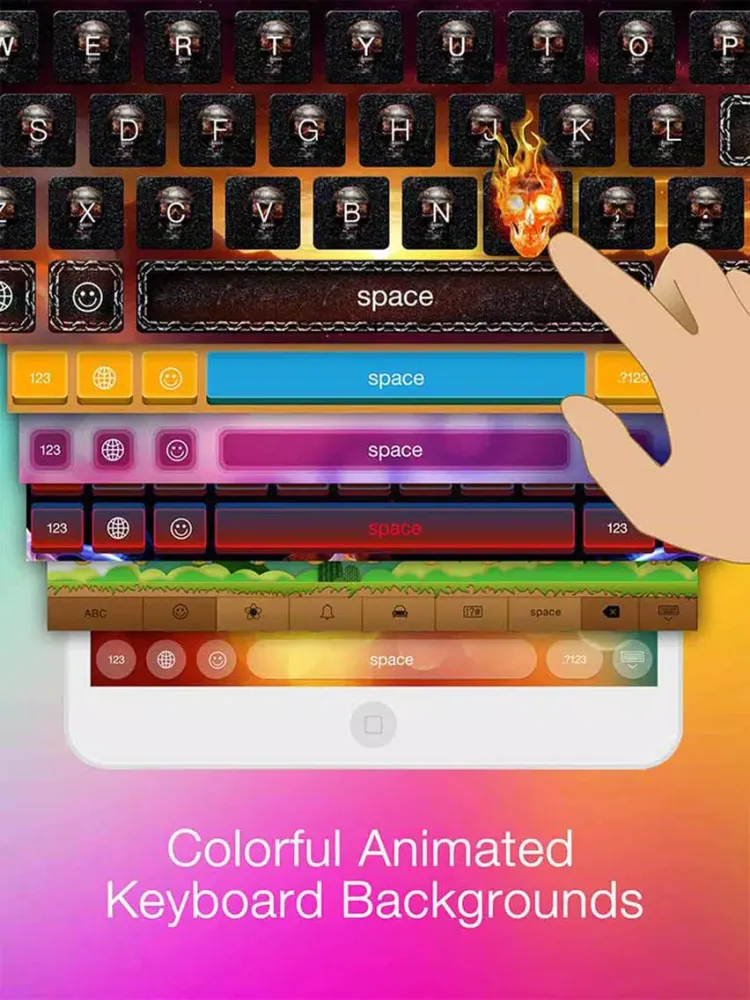 YeahKeys - Customize your keyboard iPad  スクリーンショット