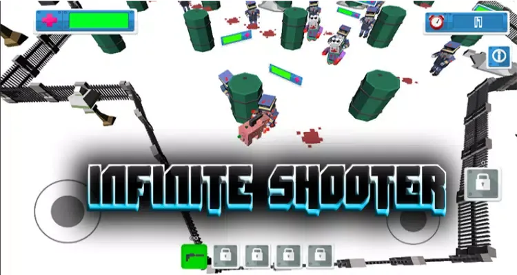 Piggy Shooter 3D - BoxHead Zom سکرین شاٹس