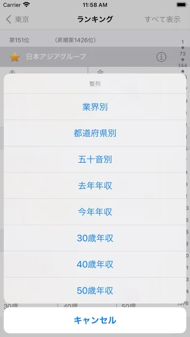 Скриншоты 日本企業職員年収給料