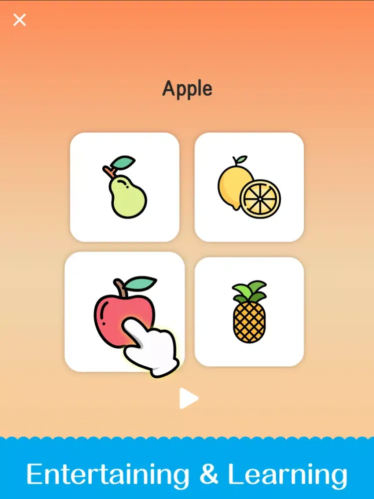 Tangkapan skrin Learning Cards 4 boys & girls iPad 