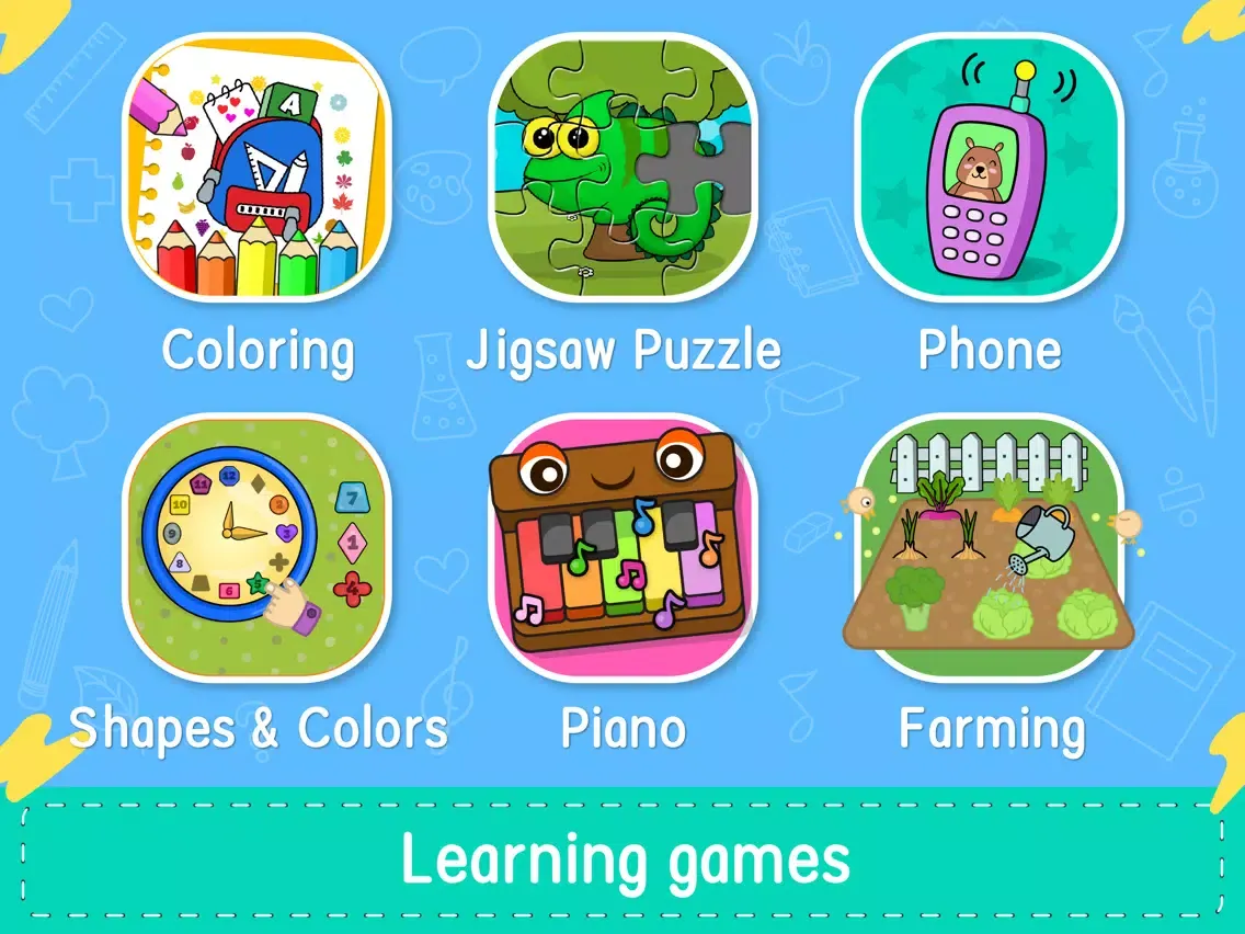 Learning games：early education iPad  Ekran Görüntüleri