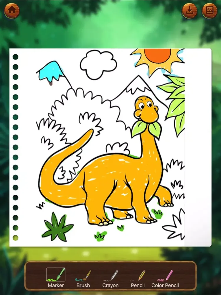 Dinosaur world iPad  سکرین شاٹس