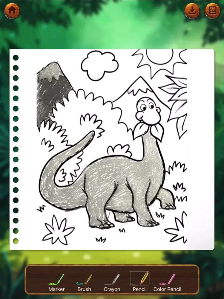Dinosaur world iPad  سکرین شاٹس