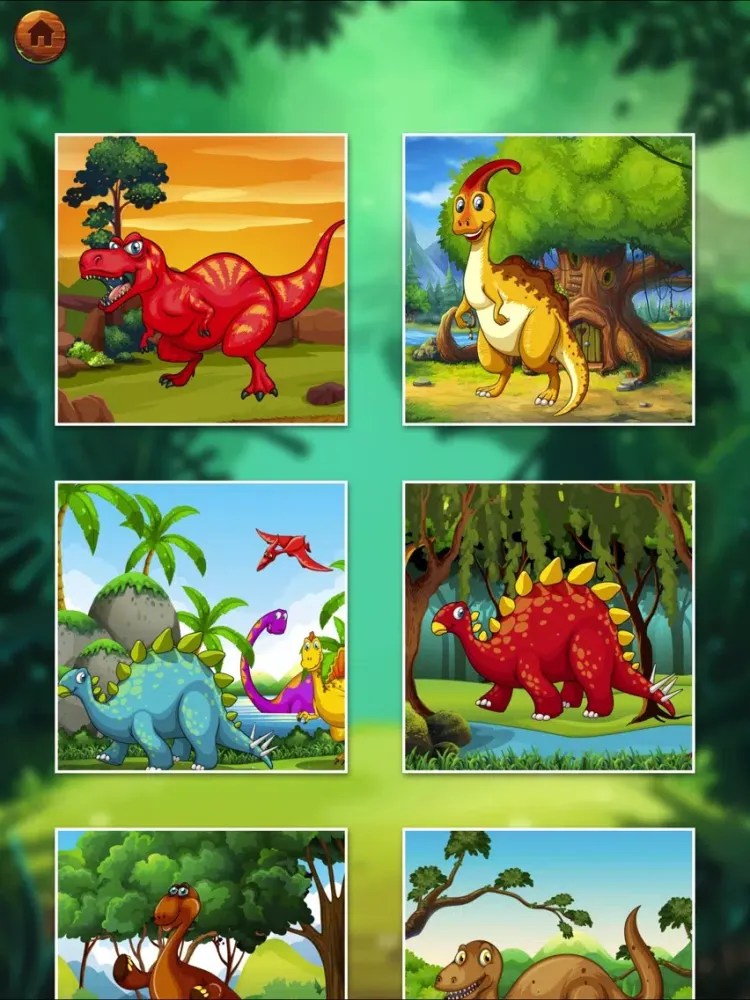 Dinosaur world iPad  سکرین شاٹس