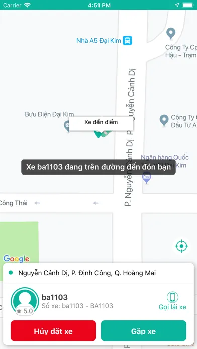 Captures d'écran de Taxi Bình An