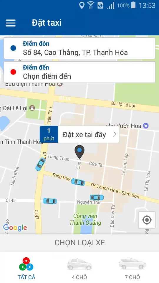 Taxi Bắc Trung Nam应用截图
