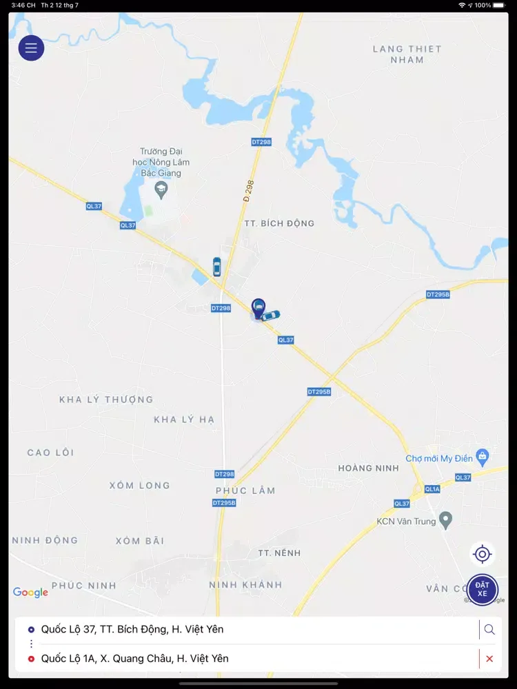 Taxi Quang Hanh iPad  スクリーンショット