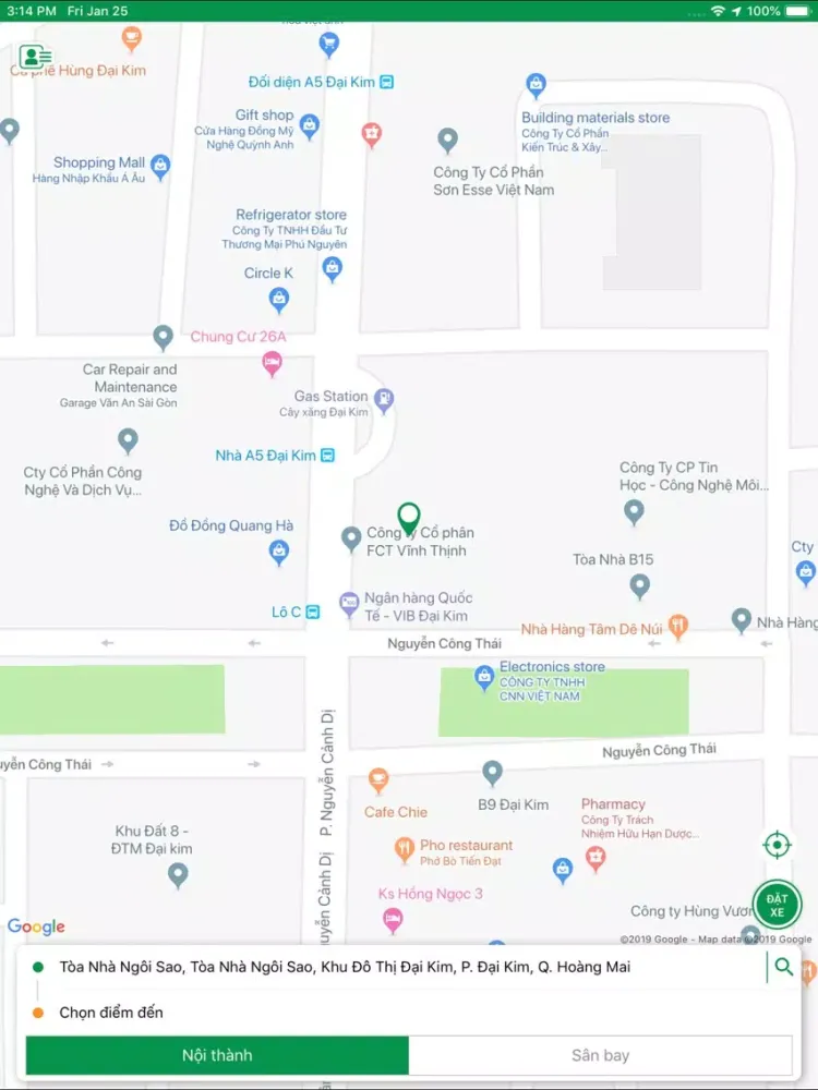 Đại Nam Taxi iPad 应用截图