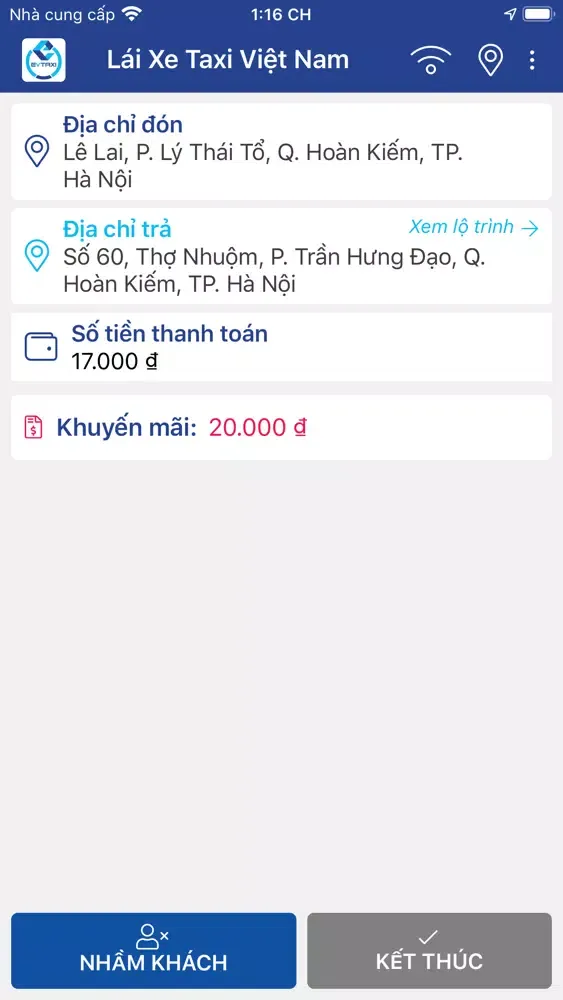 Captures d'écran de Lái xe Taxi Việt Nam