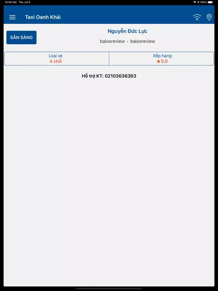 Captures d'écran de Lái xe Oanh Khải iPad 