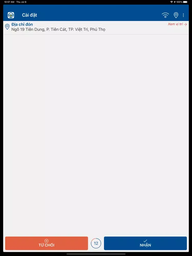 Captures d'écran de Lái xe Oanh Khải iPad 