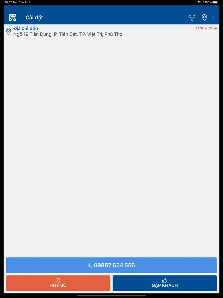 Captures d'écran de Lái xe Oanh Khải iPad 