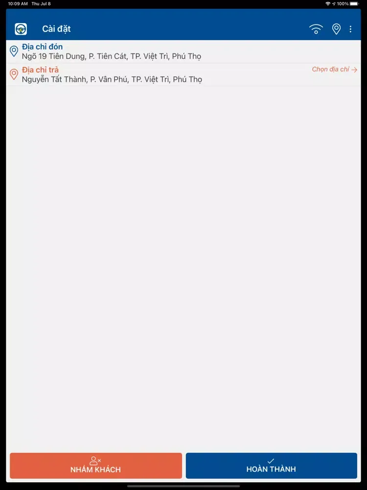 Captures d'écran de Lái xe Oanh Khải iPad 