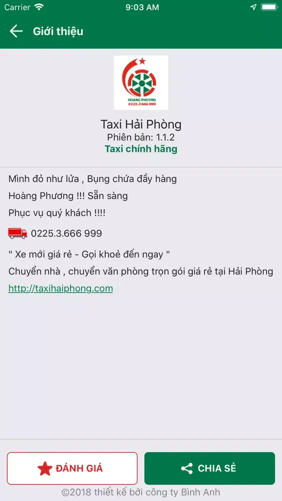 Captures d'écran de Taxi Hải Phòng