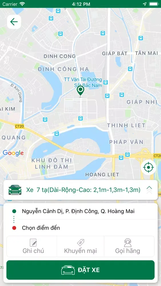 Captures d'écran de Taxi Hải Phòng