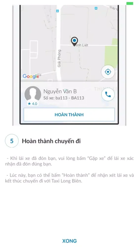 Captures d'écran de Taxi Long Biên