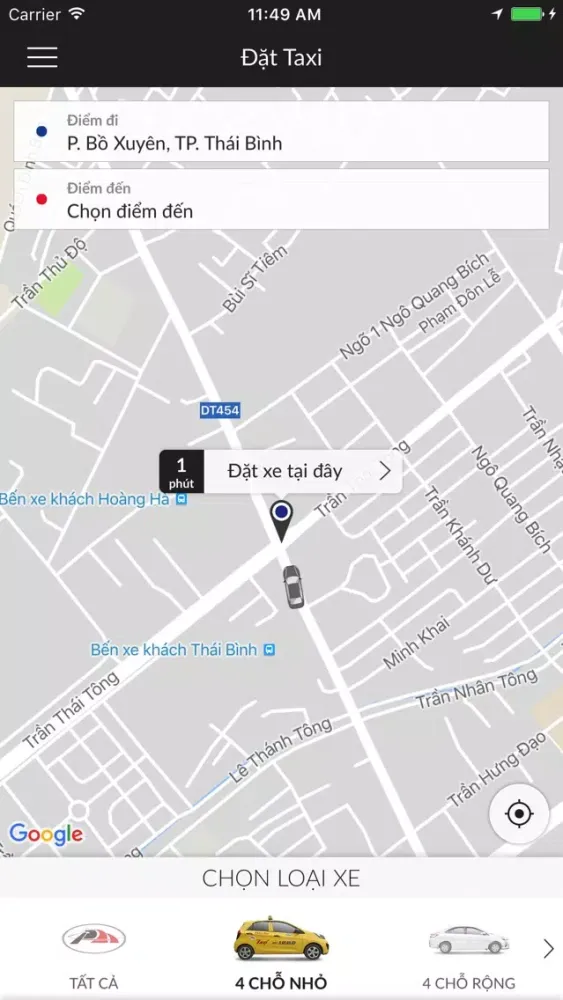 Zrzuty ekranu Taxi Phiệt Học