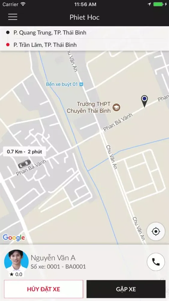 Zrzuty ekranu Taxi Phiệt Học