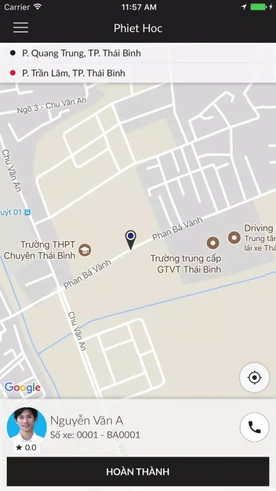 Zrzuty ekranu Taxi Phiệt Học
