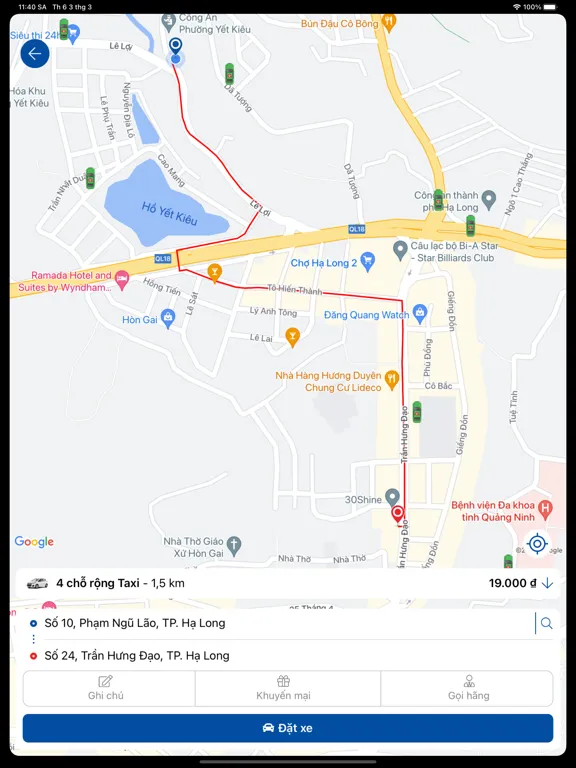 Taxi QN Sao iPad  স্ক্রিনশট