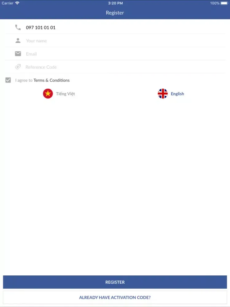 Screenshot di SaoHaNoi Taxi iPad 