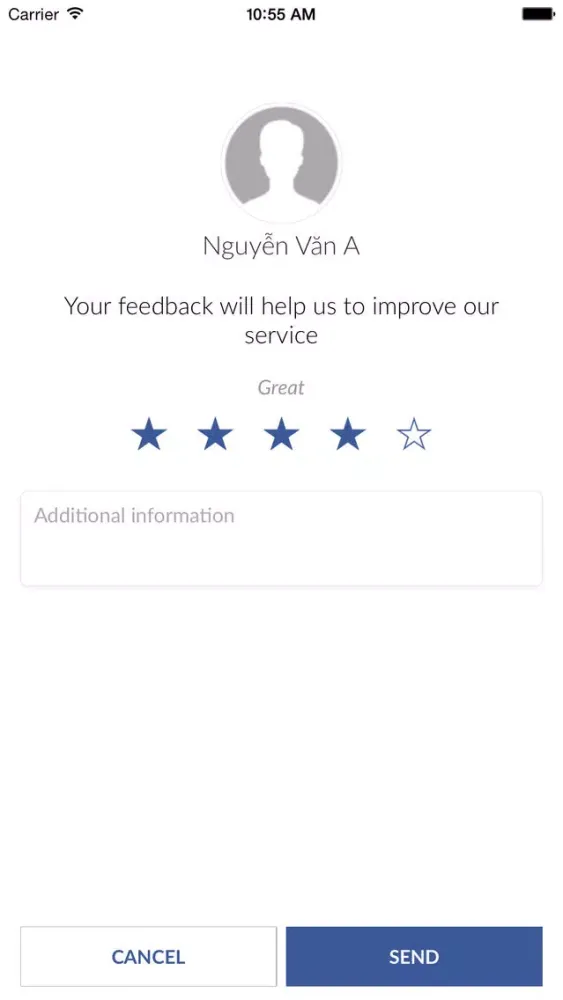 Screenshot di SaoHaNoi Taxi