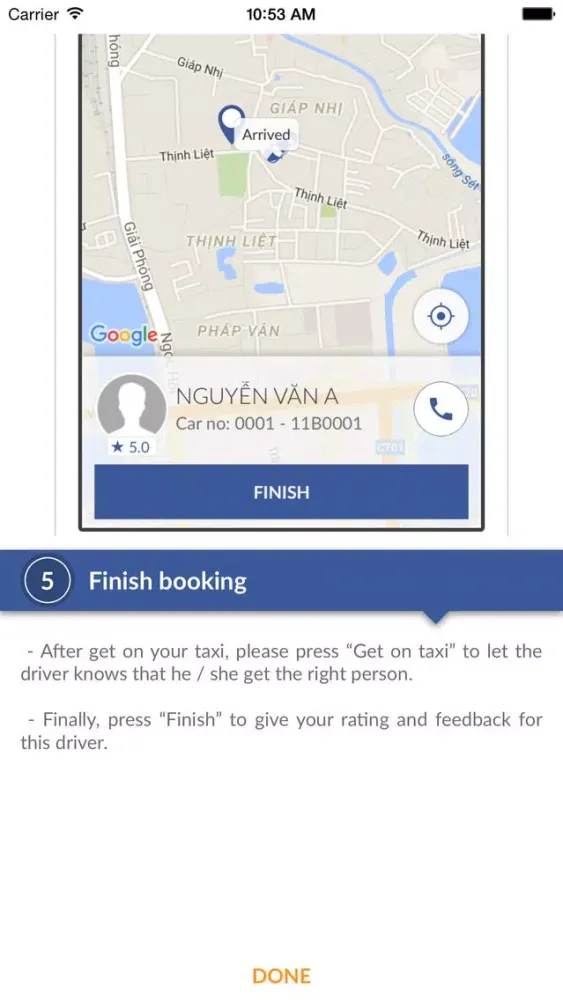 Screenshot di SaoHaNoi Taxi