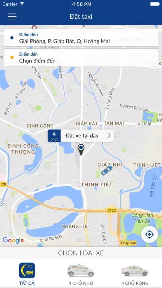 Zrzuty ekranu Sao Mai Taxi