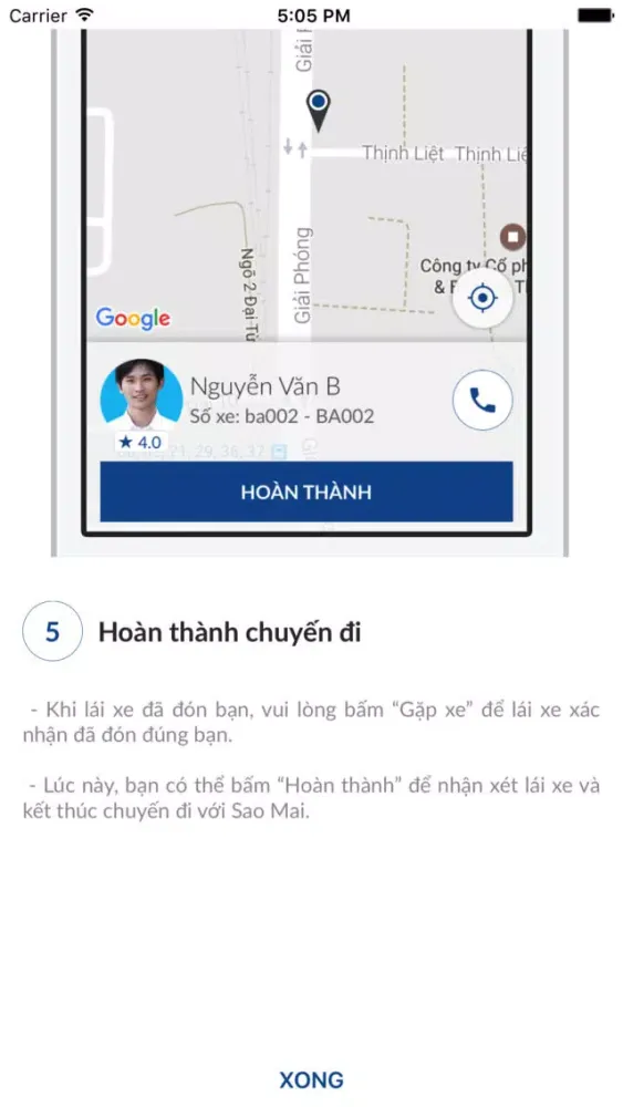 Zrzuty ekranu Sao Mai Taxi