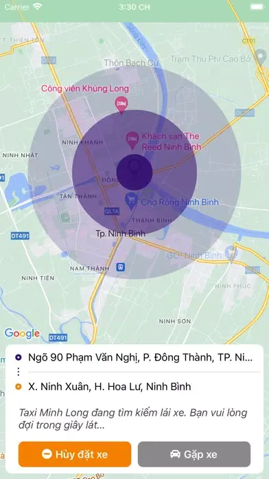 ภาพหน้าจอของ Taxi Minh Long